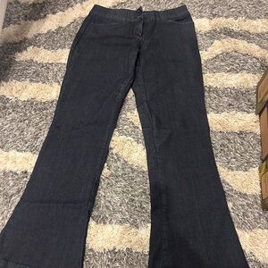 The Limited- Fit and Flare - 2 short- dark denim